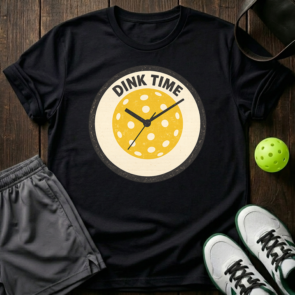 Dink Time T-Shirt — Black