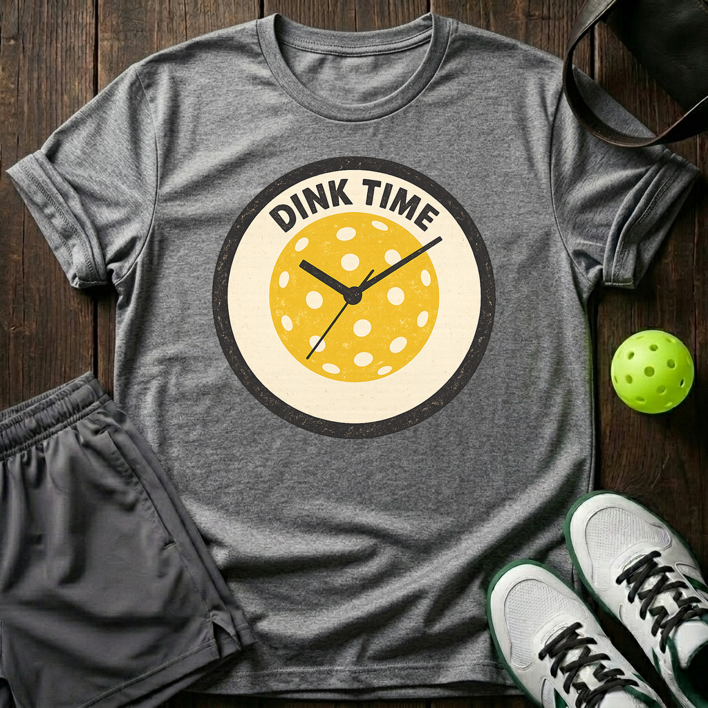 Dink Time T-Shirt — Sport Grey