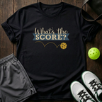 Whats The Score T-Shirt — Black