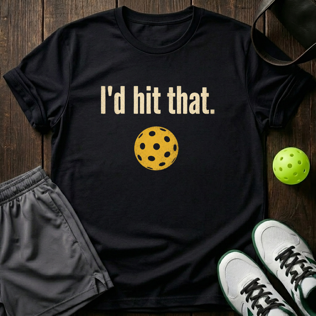 I D Hit That T-Shirt — Black