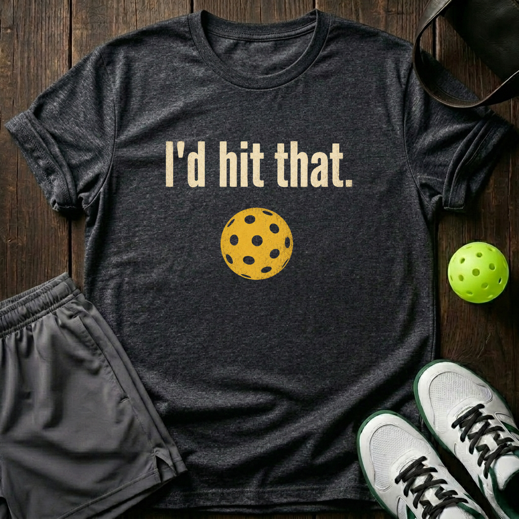 I D Hit That T-Shirt — Dark Heather