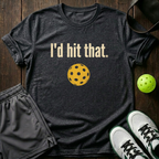 I D Hit That T-Shirt — Dark Heather