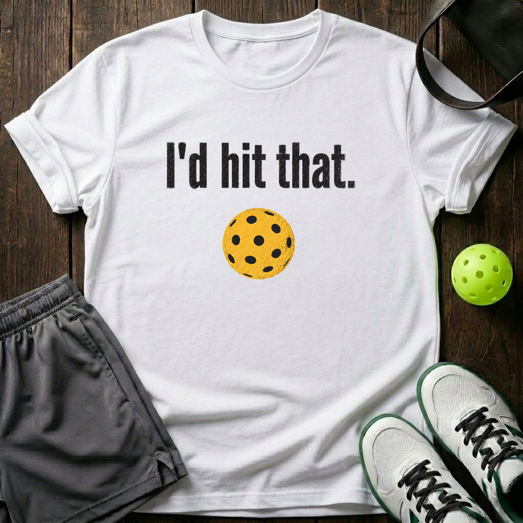 I D Hit That T-Shirt — White