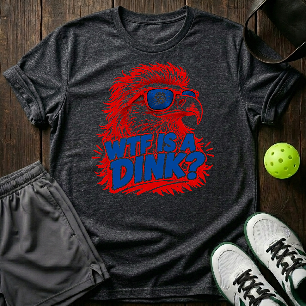 Wtf Is A Dink T-Shirt — Dark Heather
