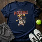 Feral Pickleball Mom T-Shirt — Navy