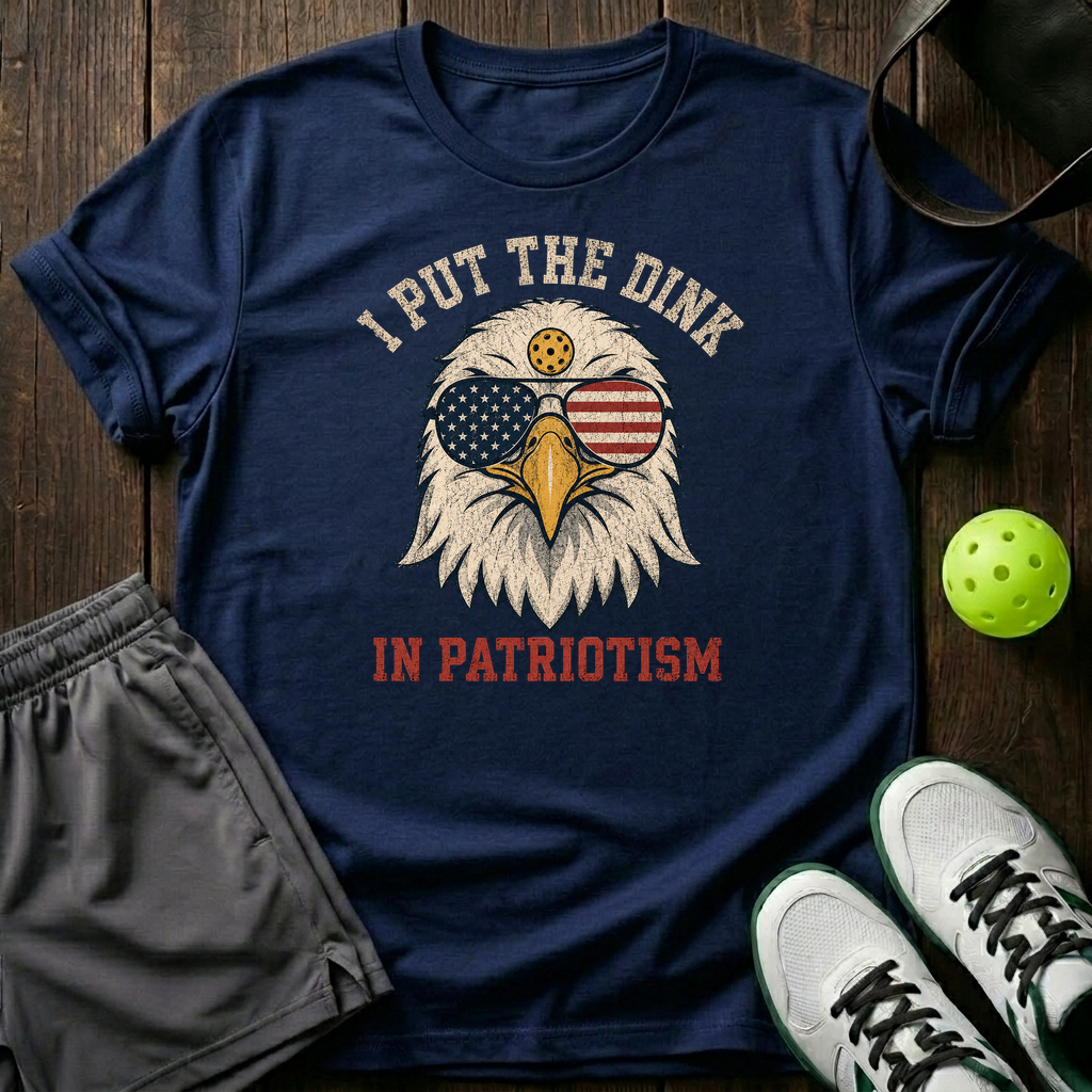 I Put The Dink In Patriotism T-Shirt — Navy