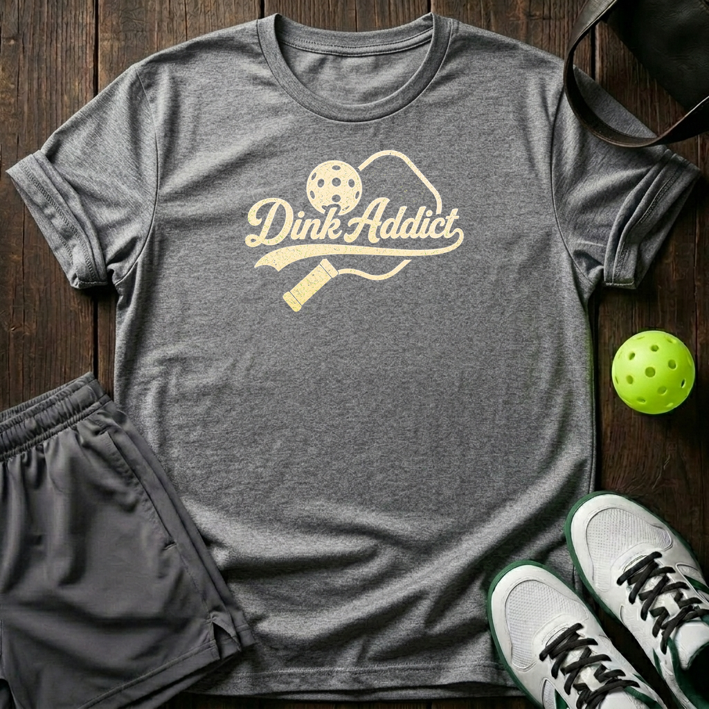Dink Addict T-Shirt — Sport Grey