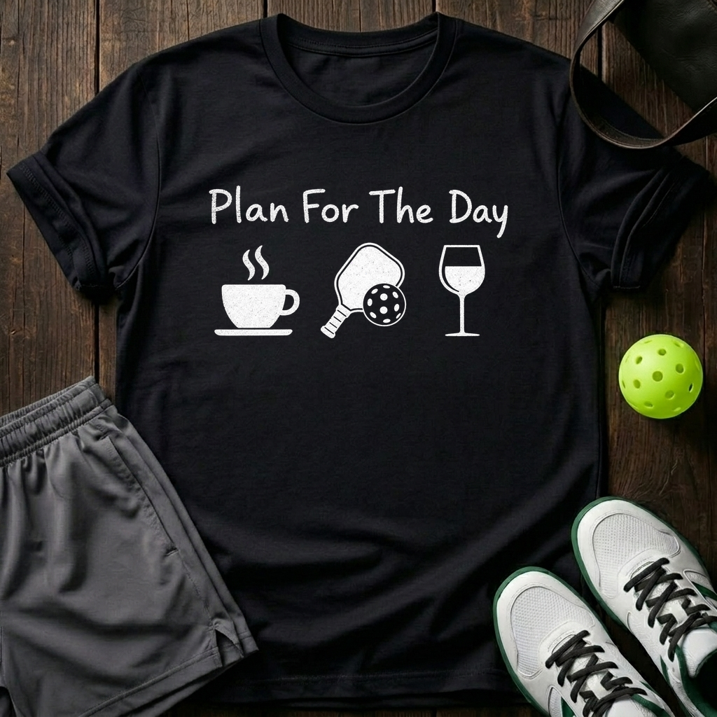 Plan For The Day T-Shirt — Black