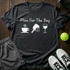 Plan For The Day T-Shirt — Dark Heather