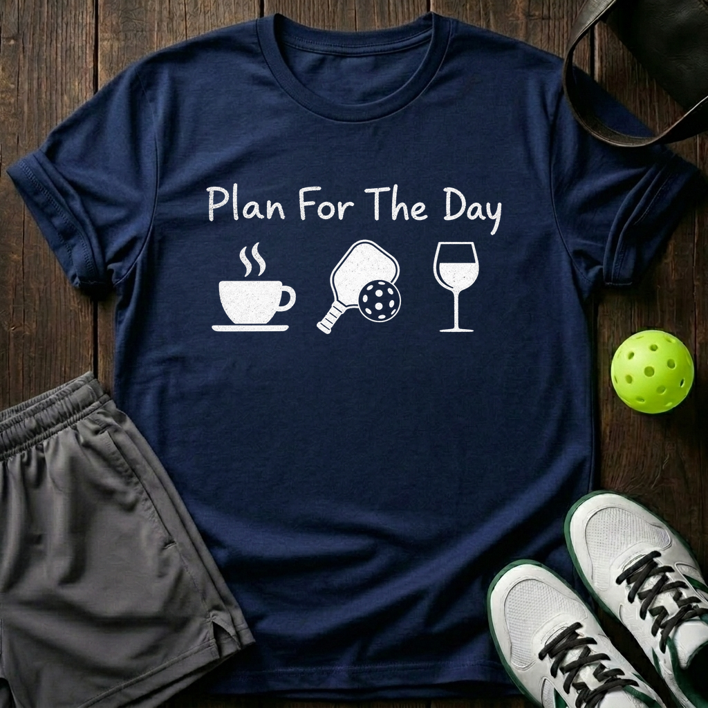 Plan For The Day T-Shirt — Navy