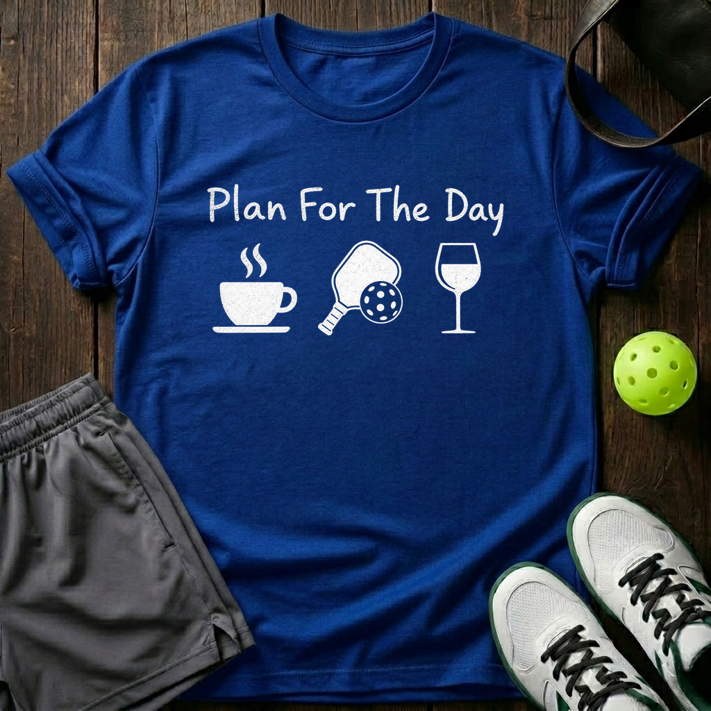 Plan For The Day T-Shirt — Royal