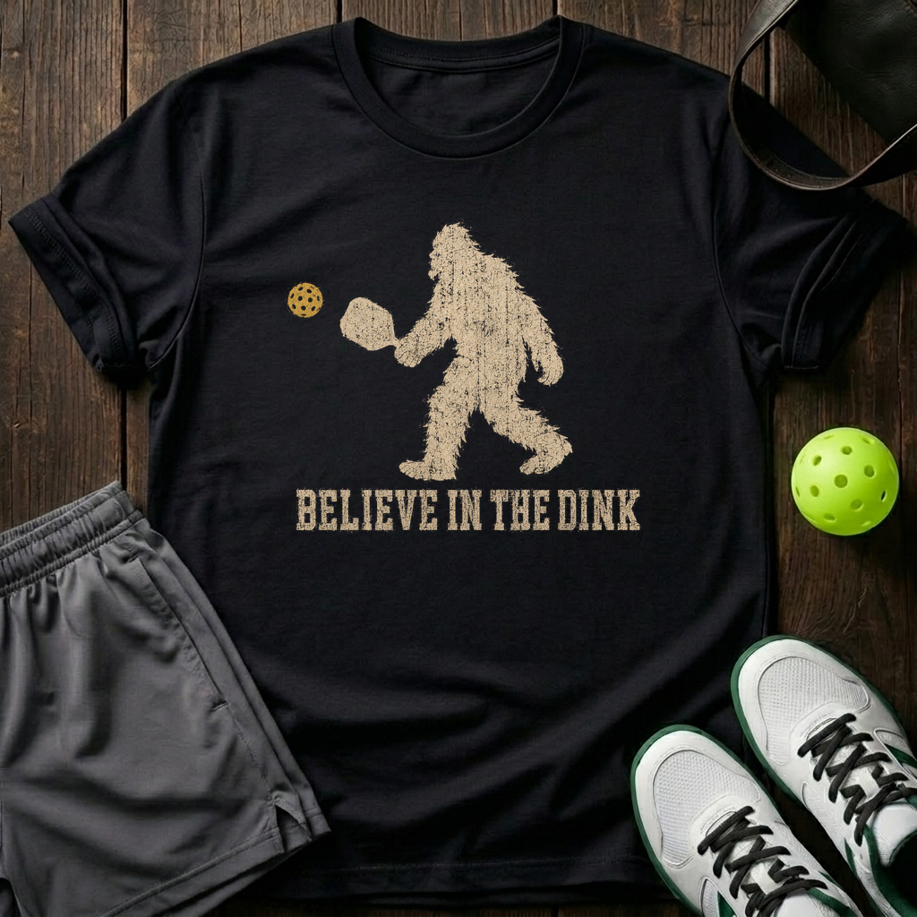 Believe In The Dink T-Shirt — Black