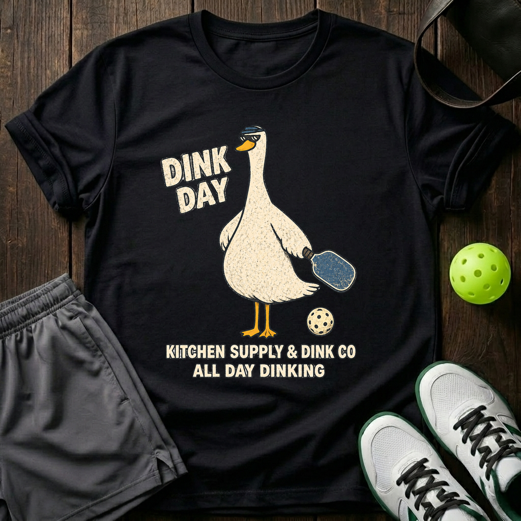 Dink Days T-Shirt — Black