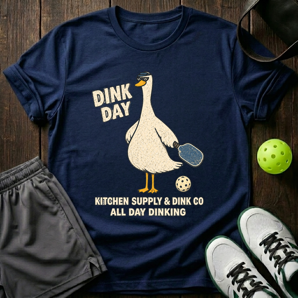 Dink Days T-Shirt — Navy