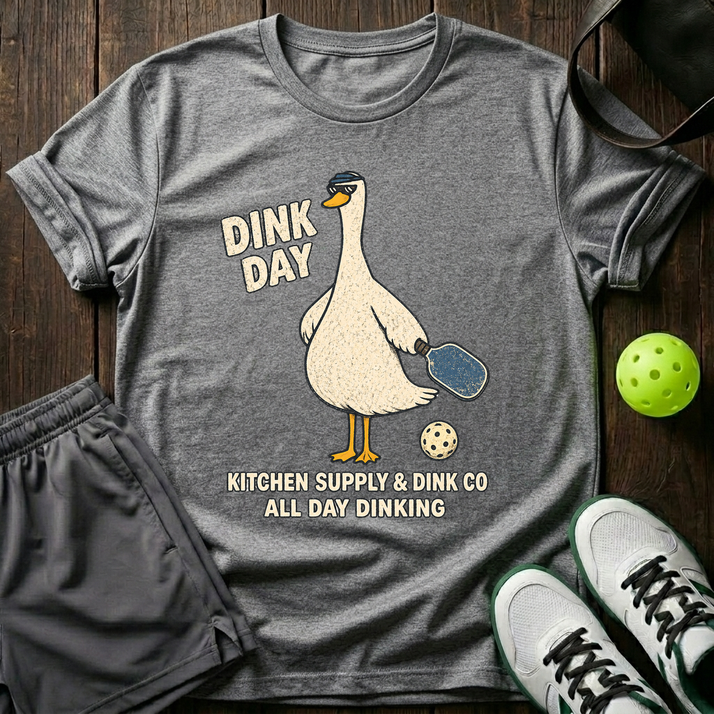 Dink Days T-Shirt — Sport Grey