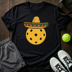 Sombrero Pickleball T-Shirt — Black