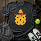 Sombrero Pickleball T-Shirt — Dark Heather