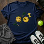 Pickleball Rivalry T-Shirt — Navy