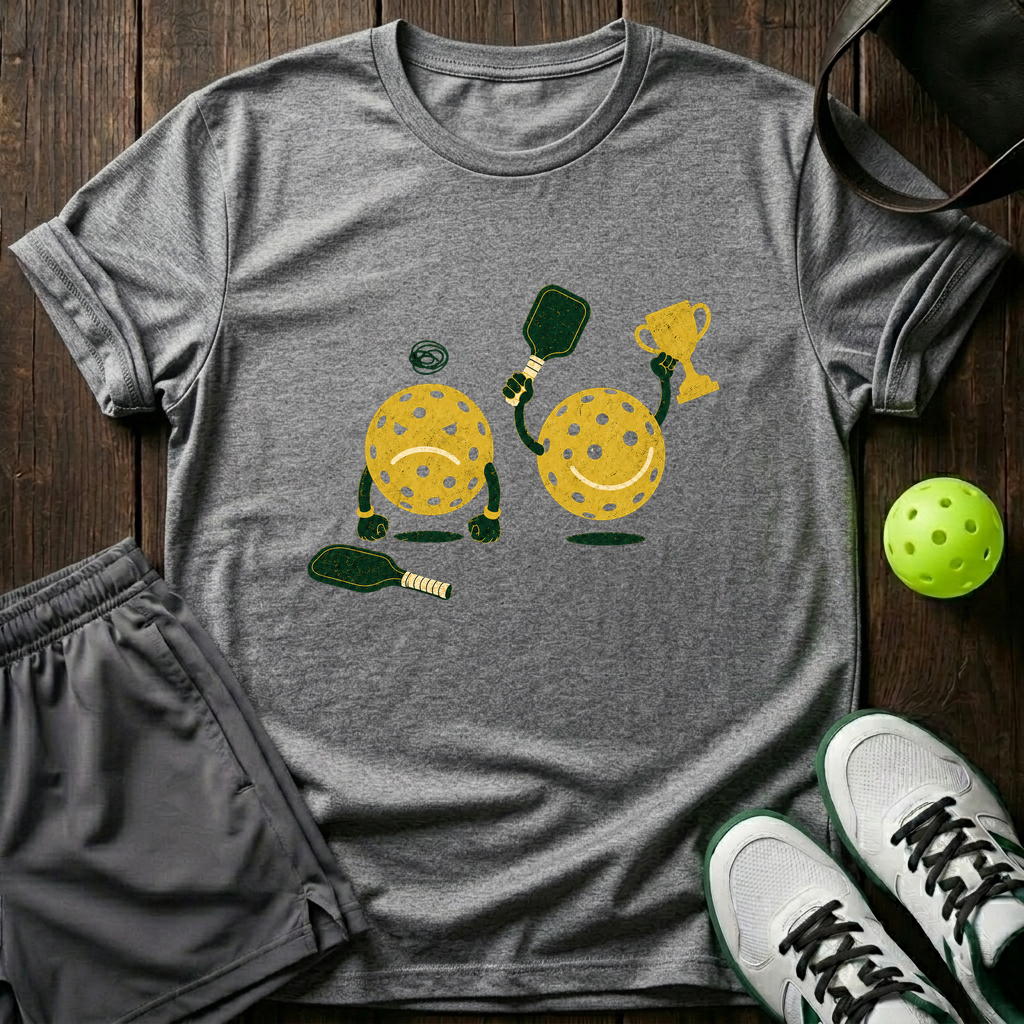 Pickleball Rivalry T-Shirt — Sport Grey