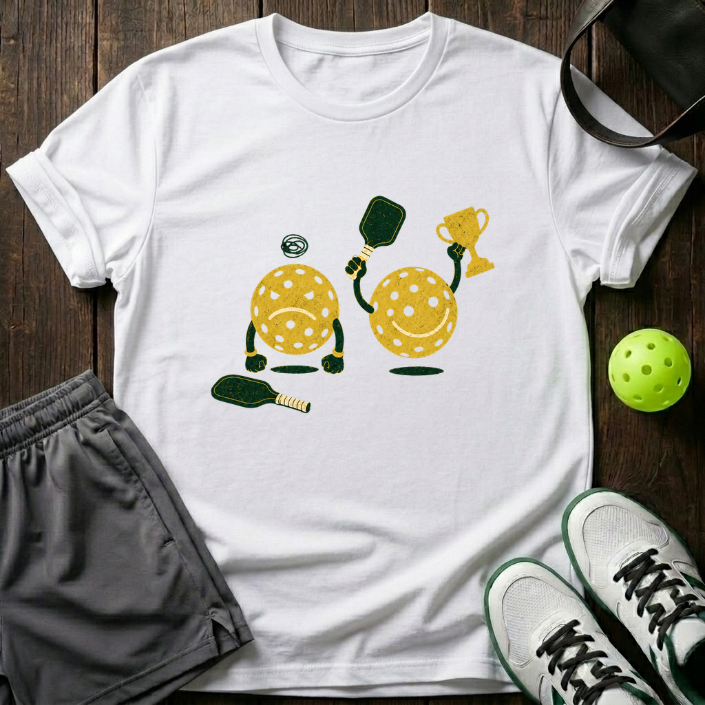 Pickleball Rivalry T-Shirt — White