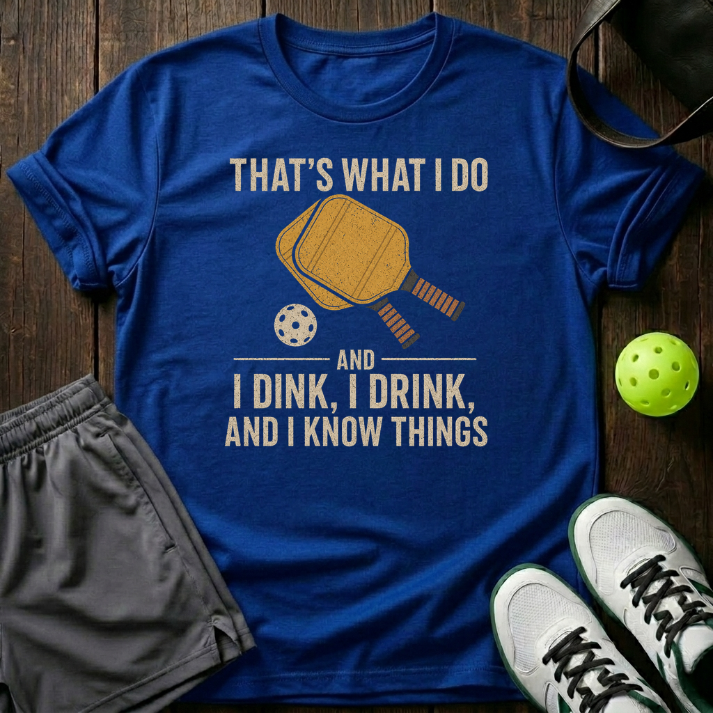 I Dink I Drink And I Know Things T-Shirt — Royal
