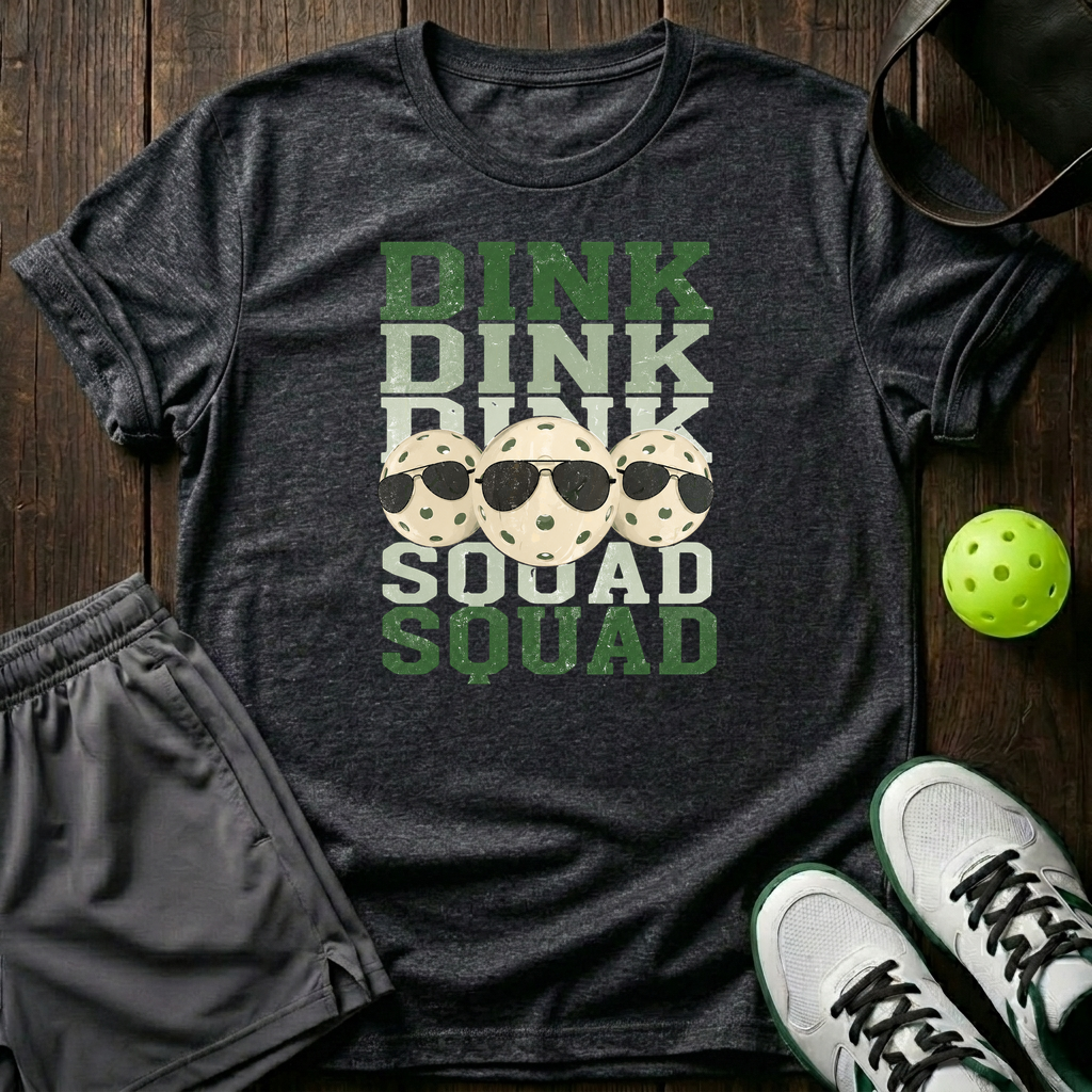 Dink Squad T-Shirt — Dark Heather