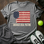 America's Real Pastime T-Shirt — Sport Grey