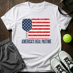 America's Real Pastime T-Shirt — White