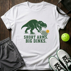 T Rex Short Arms Big Dinks T-Shirt — White
