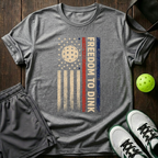 Freedom To Dink T-Shirt — Sport Grey