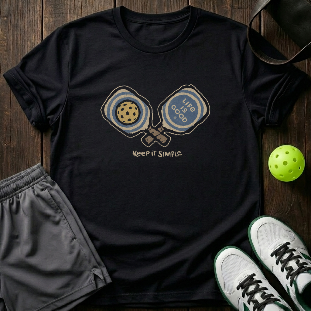 Keep It Simple T-Shirt — Black