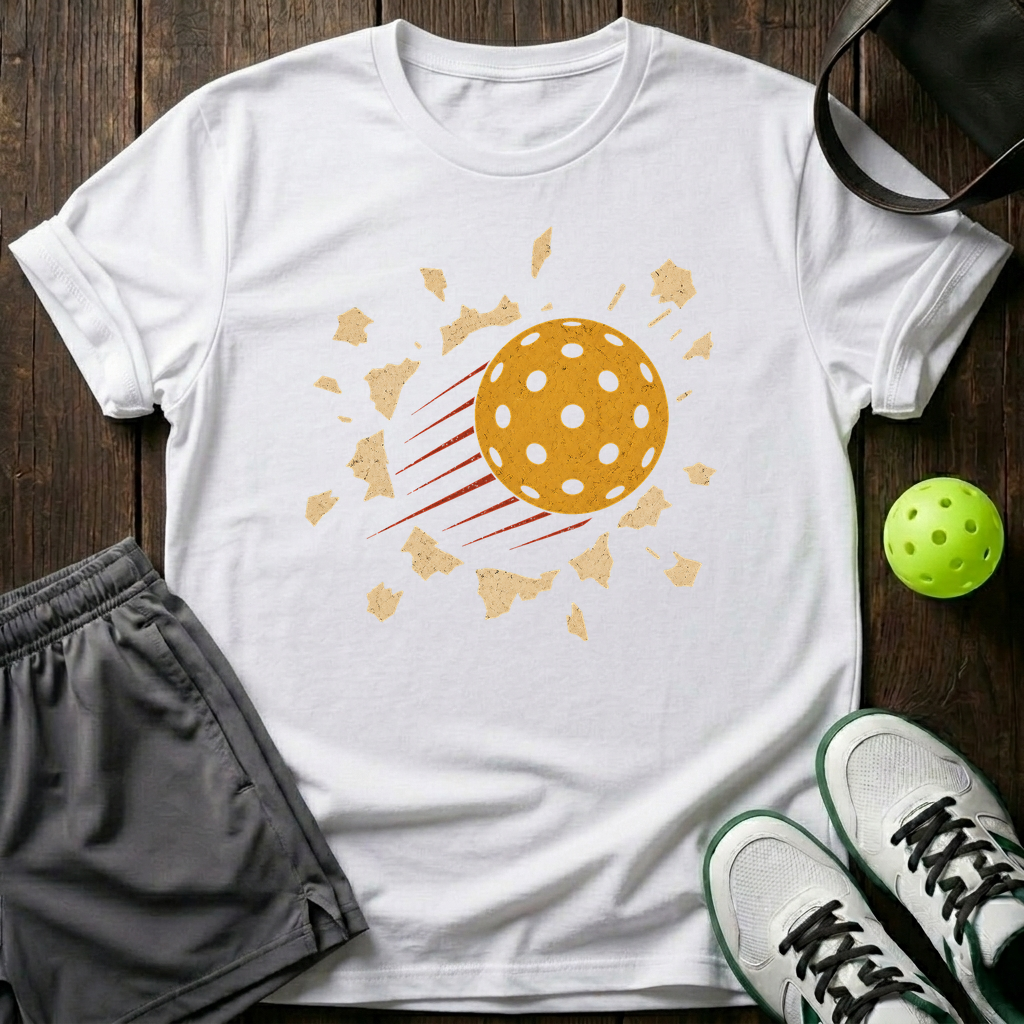 Pickleball Breaks T-Shirt — White