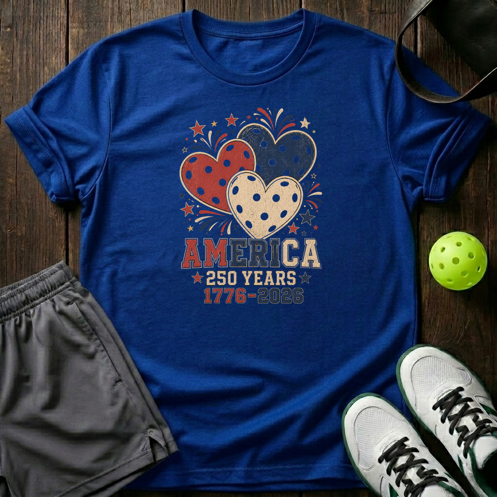 America 250 Years 1776 2026 T-Shirt — Royal
