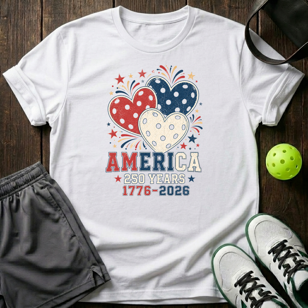 America 250 Years 1776 2026 T-Shirt — White