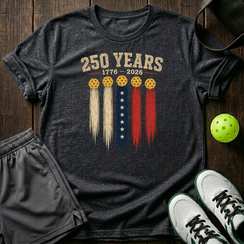 250 Years 1776 2026 T-Shirt — Dark Heather
