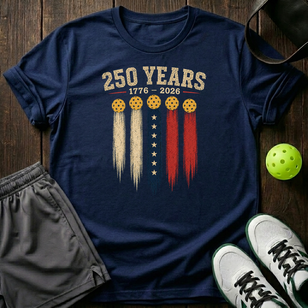 250 Years 1776 2026 T-Shirt — Navy