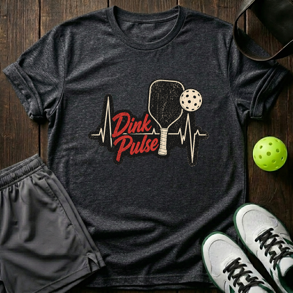 Dink Pulse T-Shirt — Dark Heather