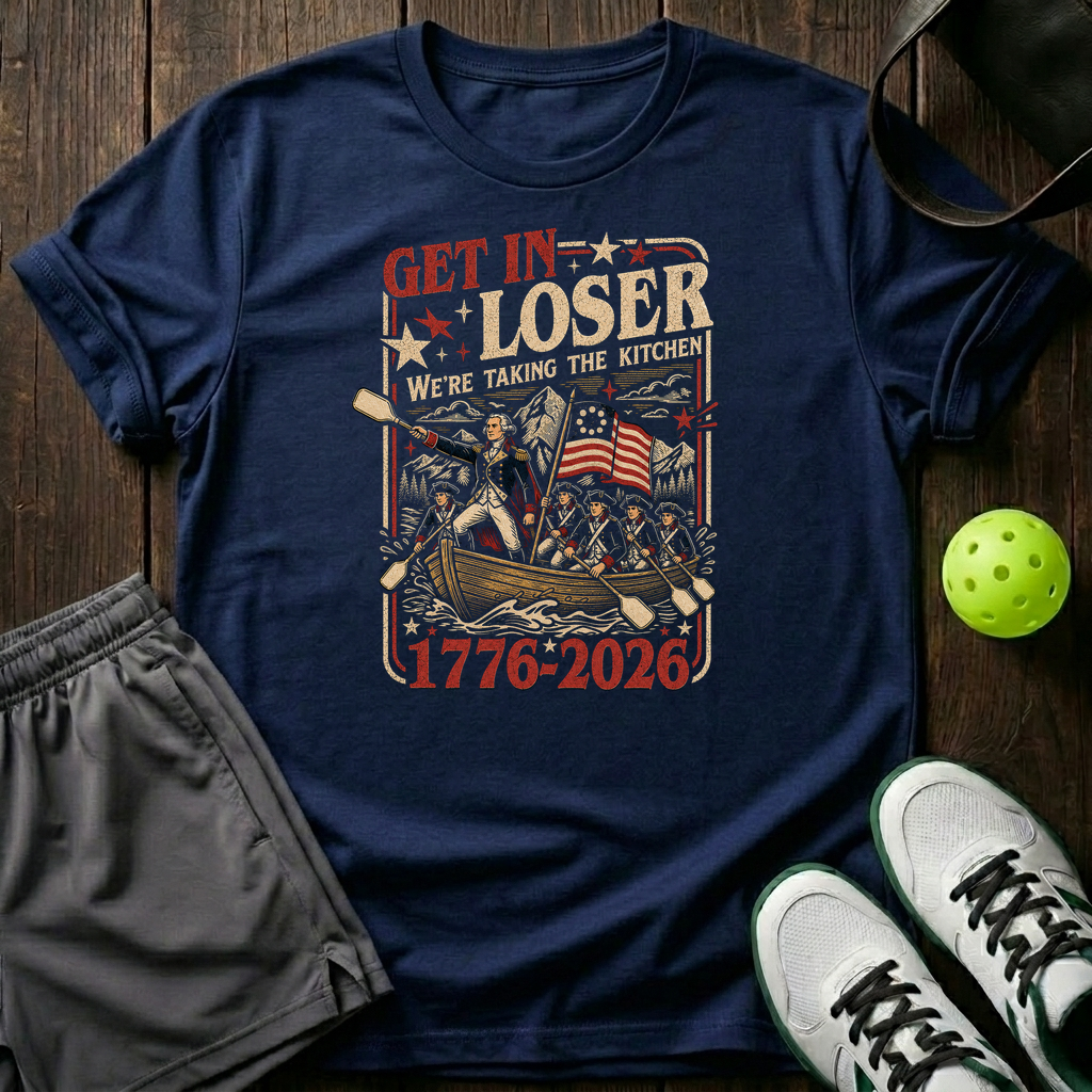 Get In Loser We Re Taking The Kitchen 1776 2026 T-Shirt — Navy