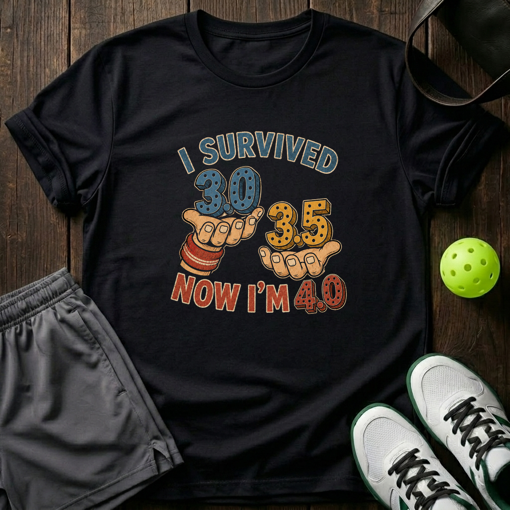 I Survived 3 0 3 5 T-Shirt — Black