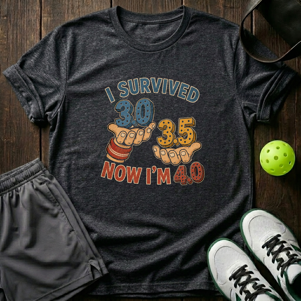 I Survived 3 0 3 5 T-Shirt — Dark Heather