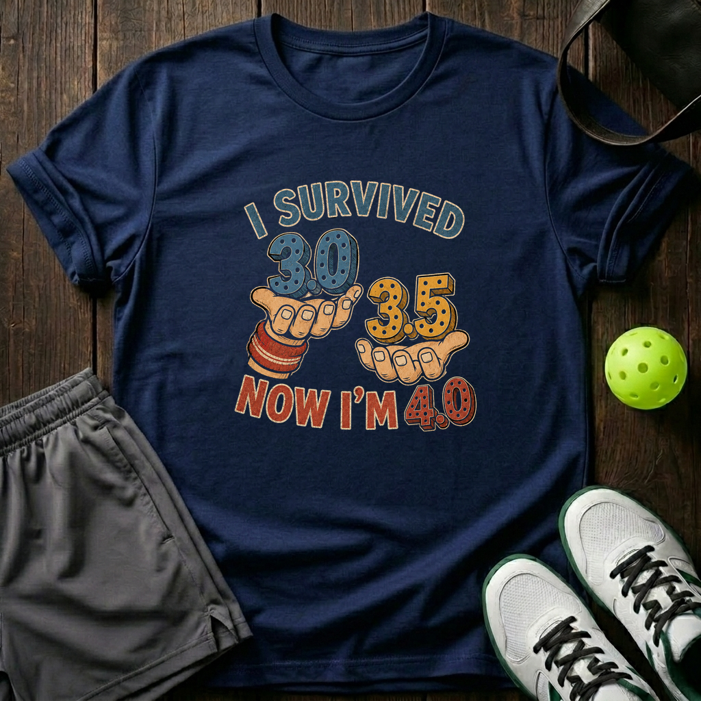 I Survived 3 0 3 5 T-Shirt — Navy