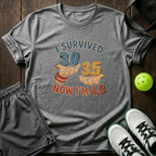 I Survived 3 0 3 5 T-Shirt — Sport Grey
