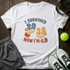 I Survived 3 0 3 5 T-Shirt — White