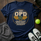 I Have Opd Obsessive Pickleball Disorder T-Shirt — Navy