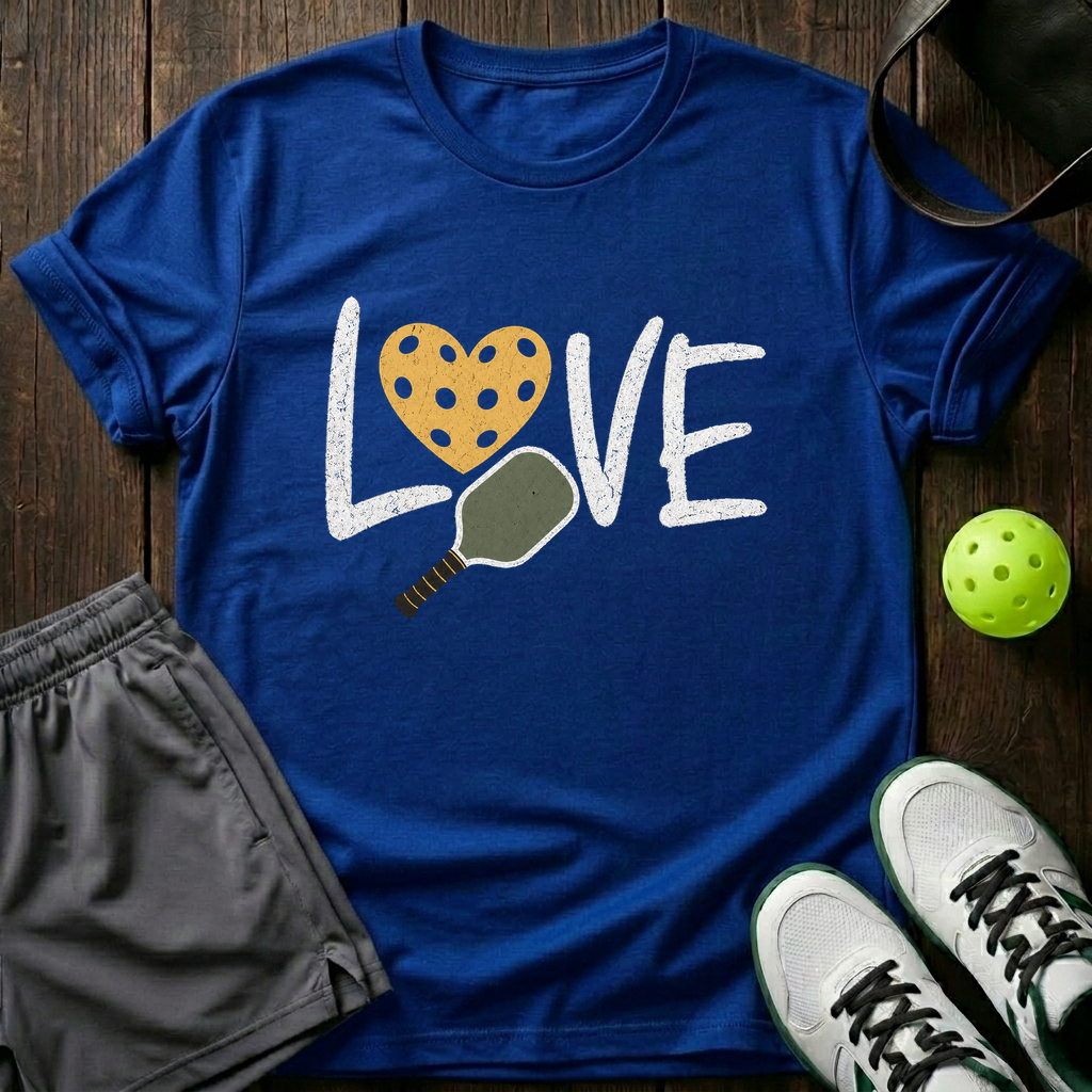 Love Pickleball T-Shirt — Royal