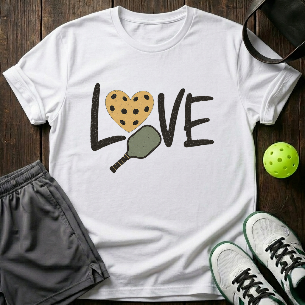 Love Pickleball T-Shirt — White