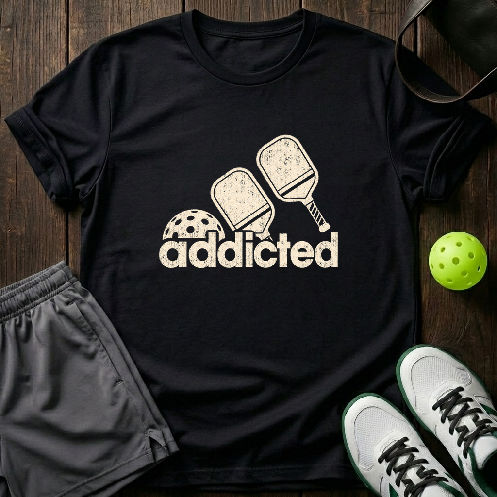 Addicted T-Shirt — Black