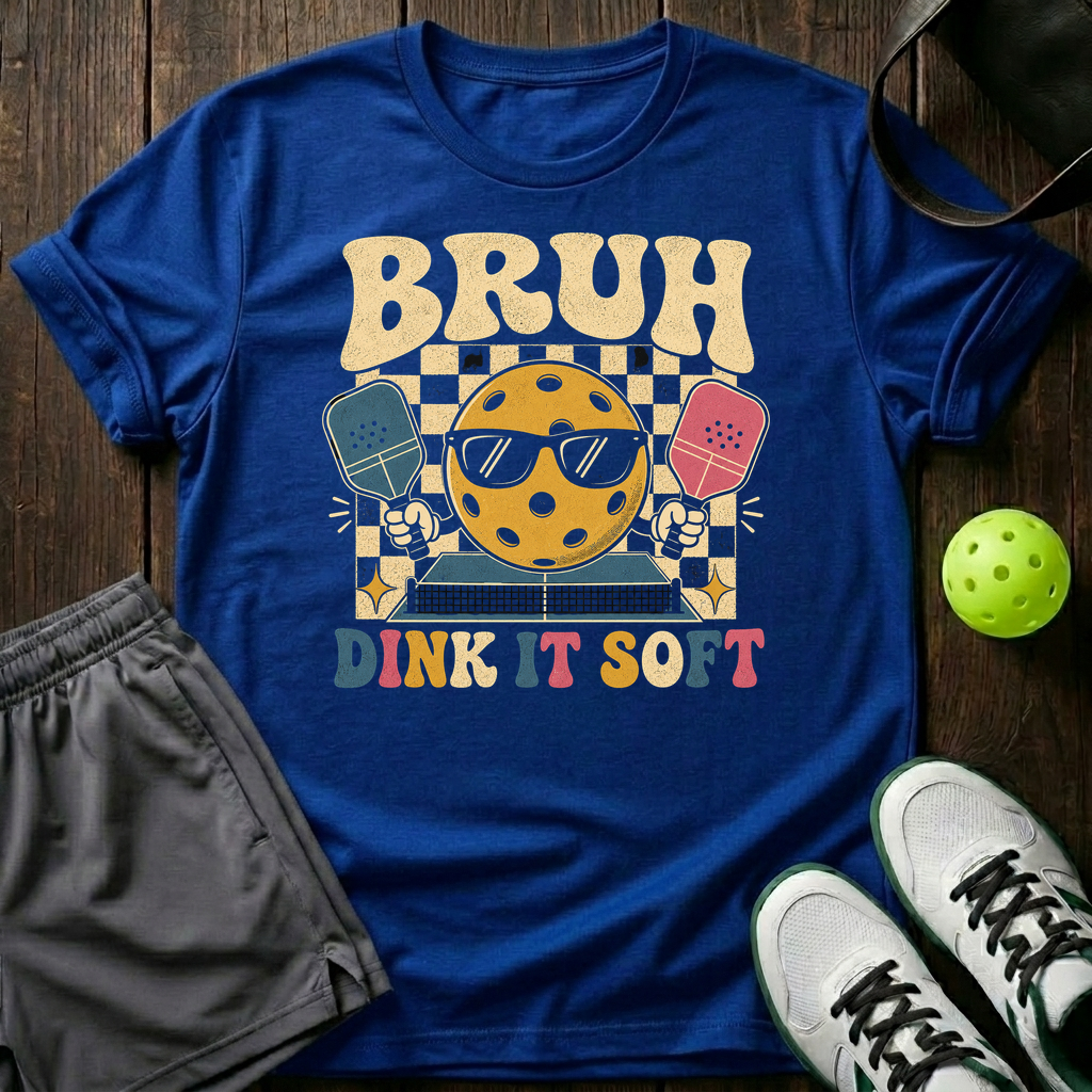 Bruh Dink It Soft T-Shirt — Royal