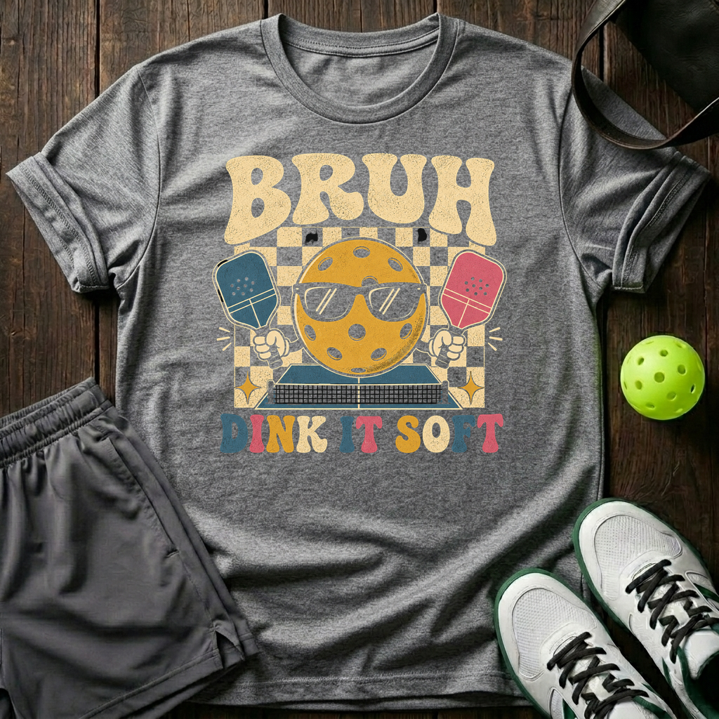 Bruh Dink It Soft T-Shirt — Sport Grey