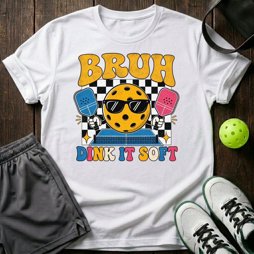 Bruh Dink It Soft T-Shirt — White